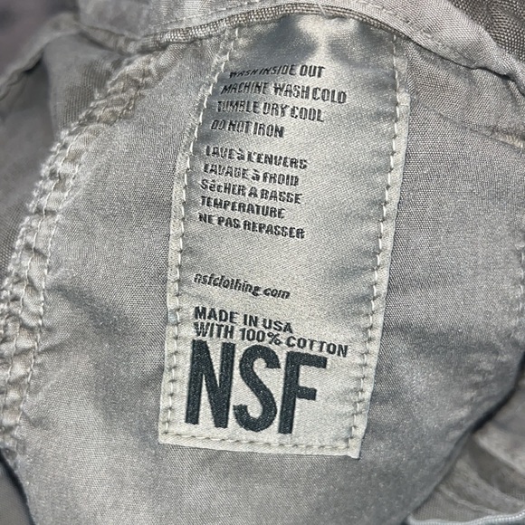 NSF Distressed Cargo Pants - Picture 5 of 7